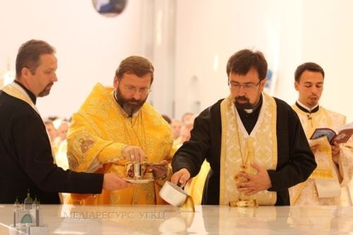 Блаженніший Святослав освятив Патріарший собор Воскресіння Христового